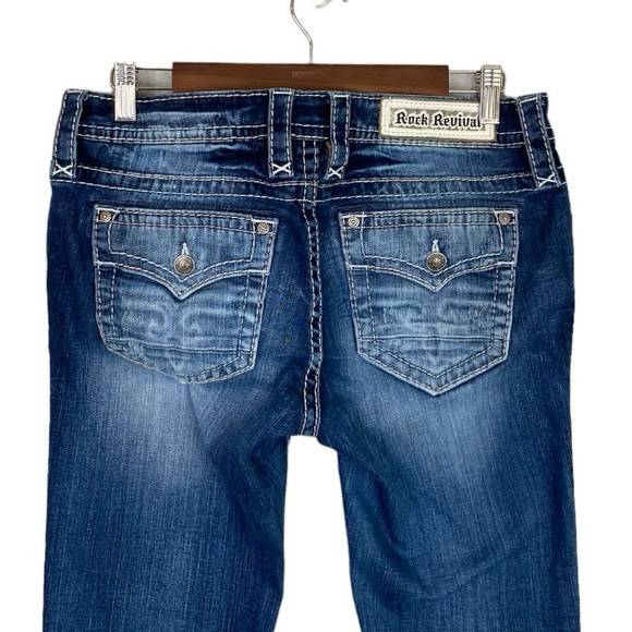 Rock Revival Melora Boot Bootcut Jeans Size 29 - Picture 4 of 7